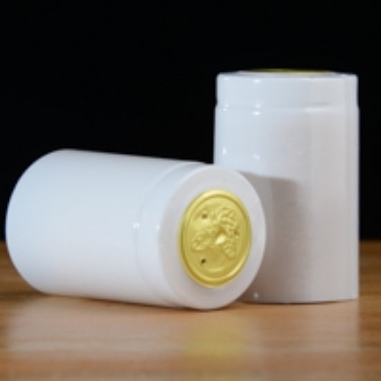 Shrink Caps, White, 100ct