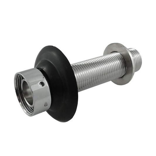 Shank, 4-1/8" x 1/4" Bore, Stainless Steel