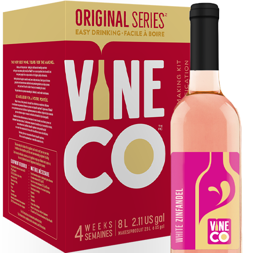 California White Zinfandel Wine Making Kit - VineCo Original Series