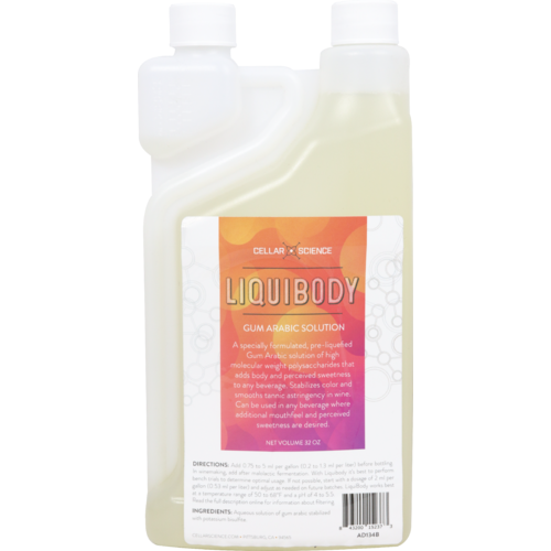 CellarScience® LiquiBody, Gum Arabic Solution, 32oz