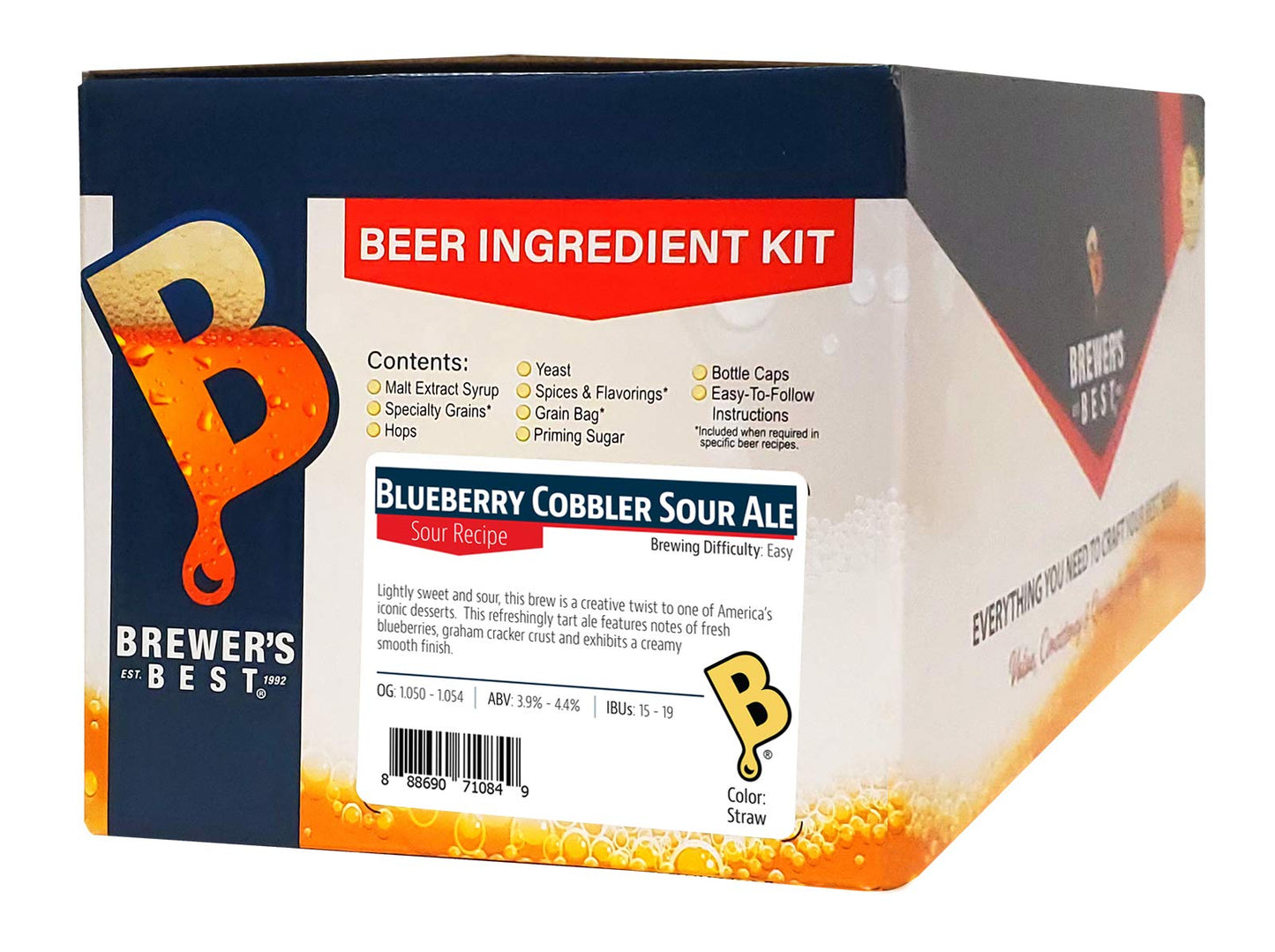 Blueberry Cobbler Sour Ale, Brewer's Best, 5 Gallon Recipe Kit