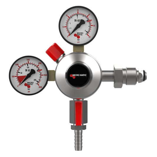 MicroMatic Regulator, Nitrogen Dual Gauge, 0-60 PSI