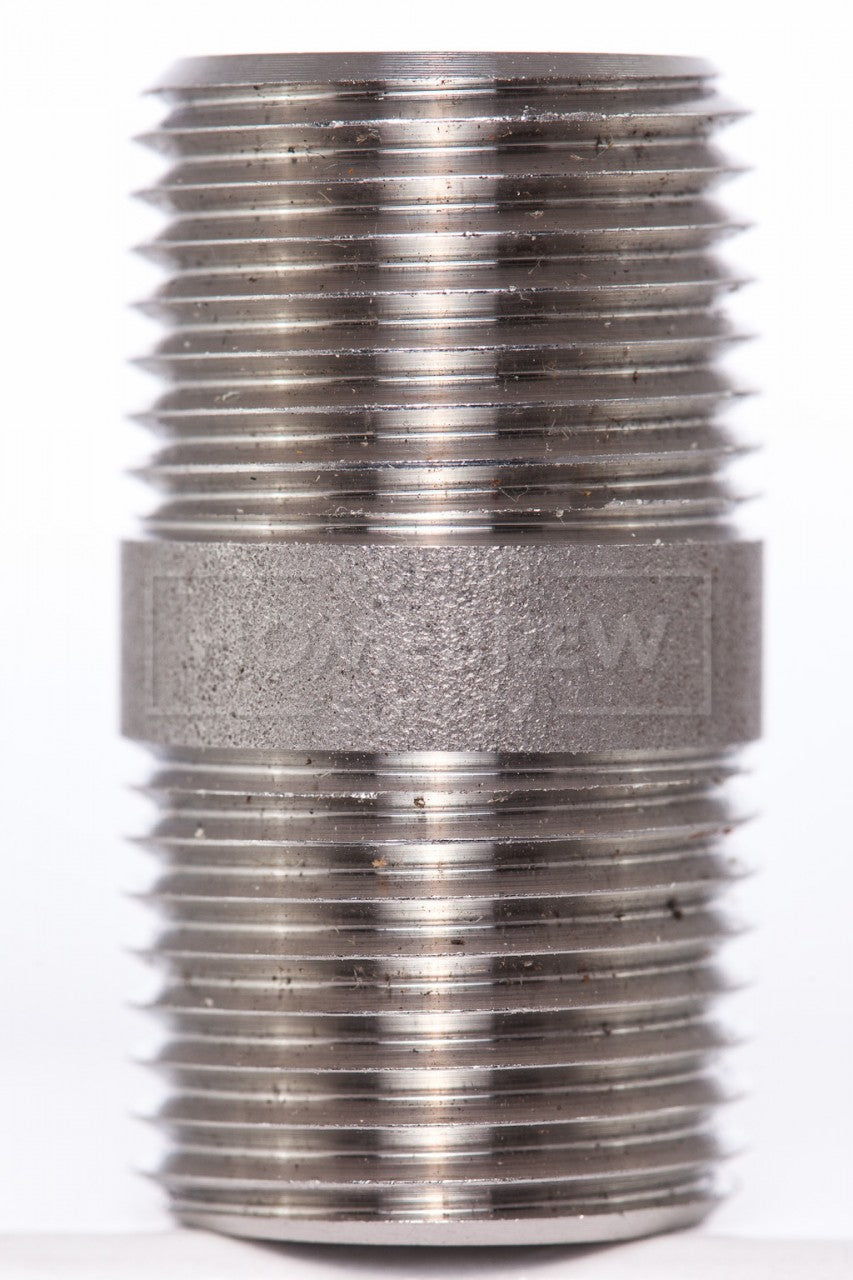 Nipple, 1/2" x 2" SS
