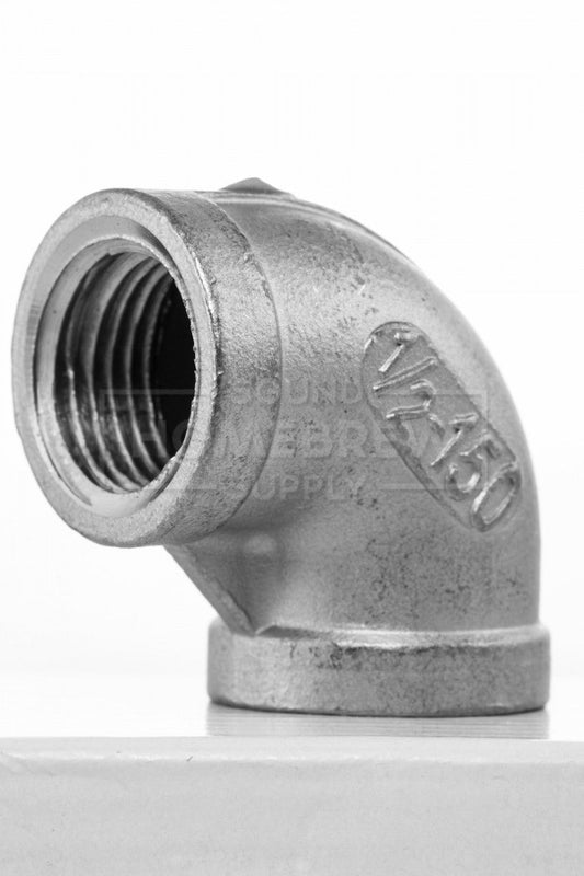Elbow, Stainless 1/2" fpt