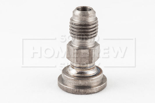 Tailpiece 1/4" Flare, Stainless Steel