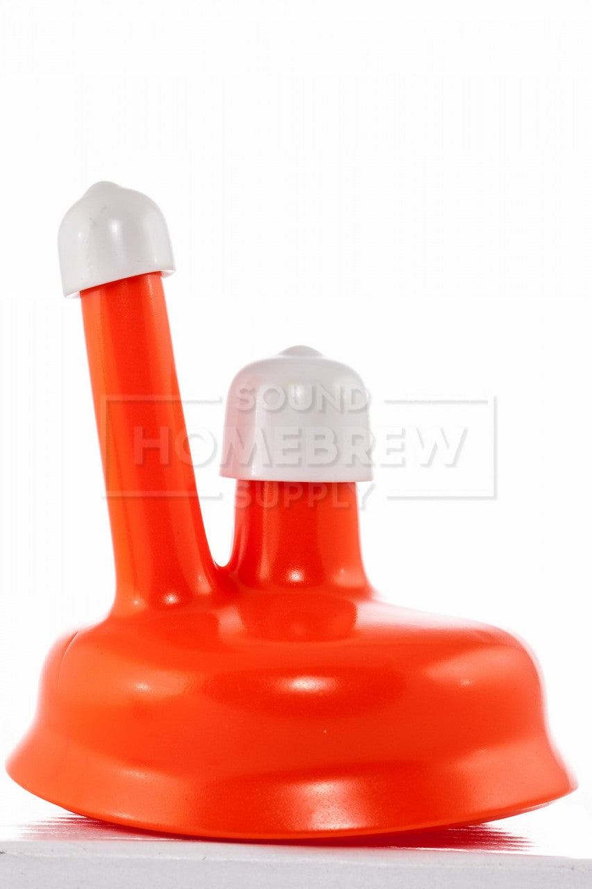 Carboy Cap, 3, 5, 6 Gal, Orange