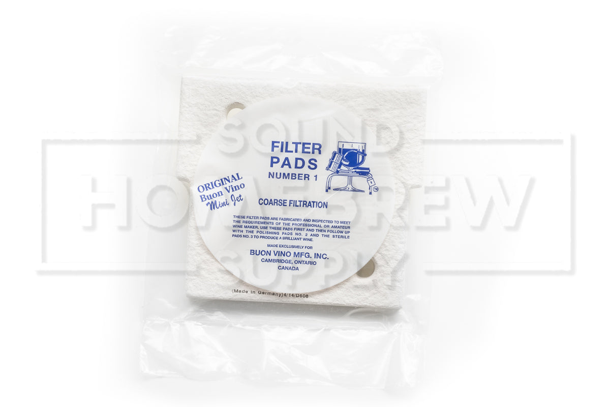 MiniJet Filter Pads, #1 Coarse