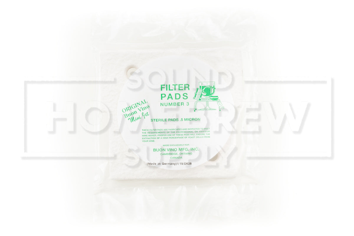 MiniJet Filter Pads, #3 Sterile