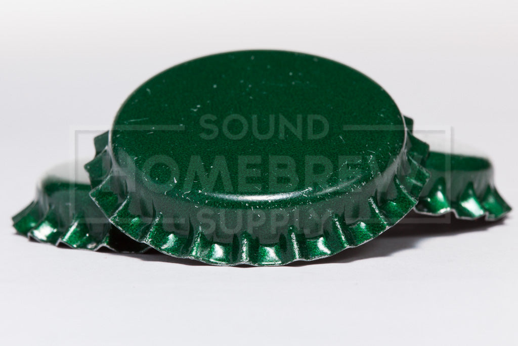 Bottle Caps, Green 50 ct