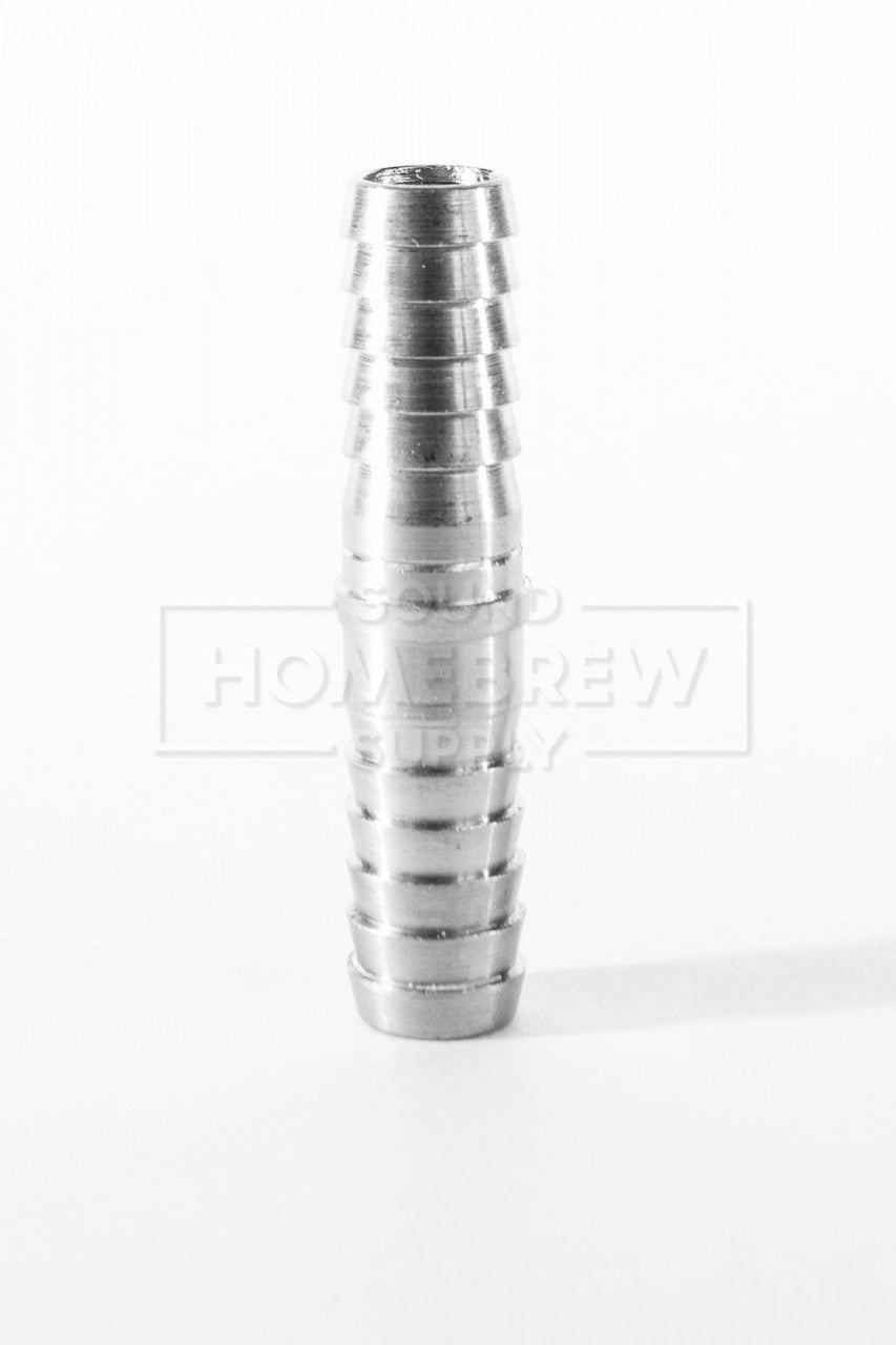 Splicer, 5/16" Barb to 5/16" Barb, Stainless Steel