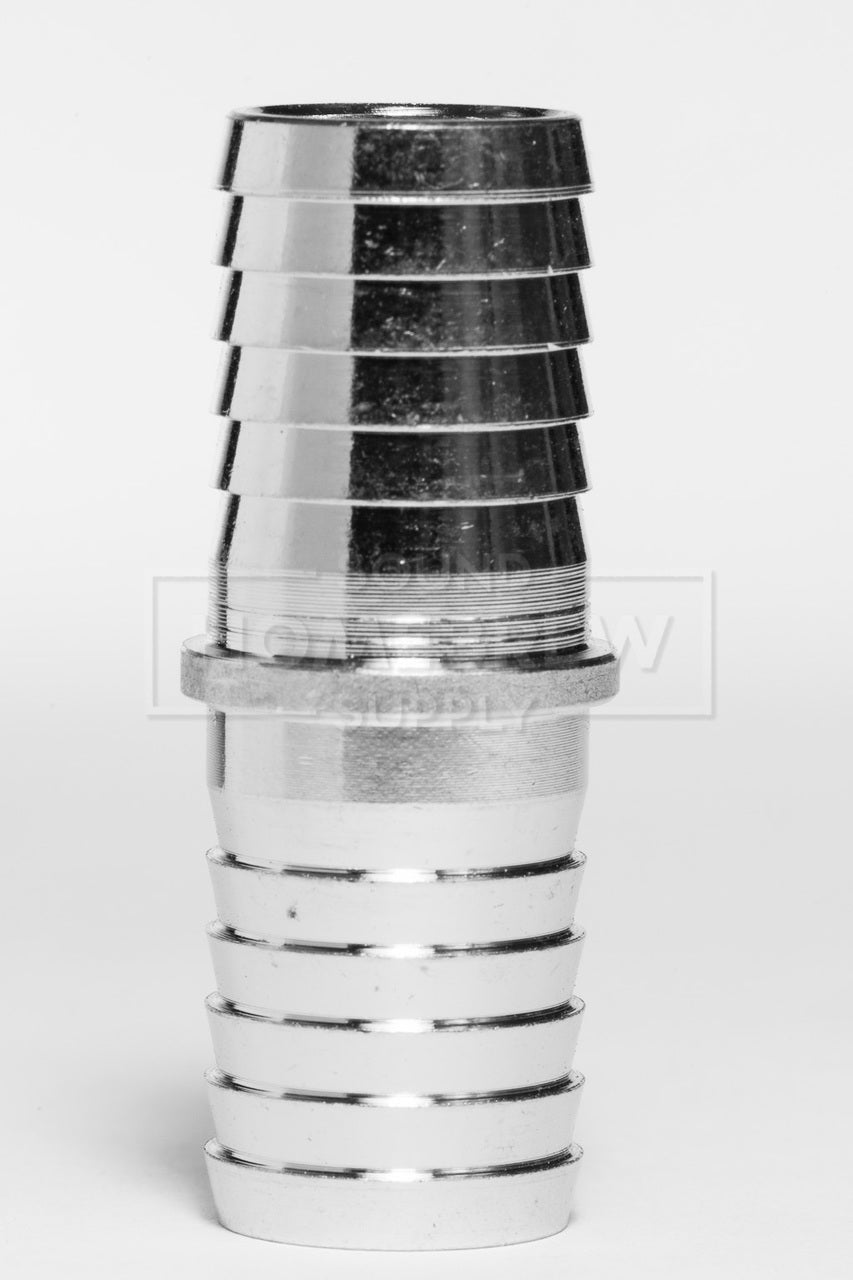 Splicer, 1/2" Barb to 1/2" Barb, Stainless Steel