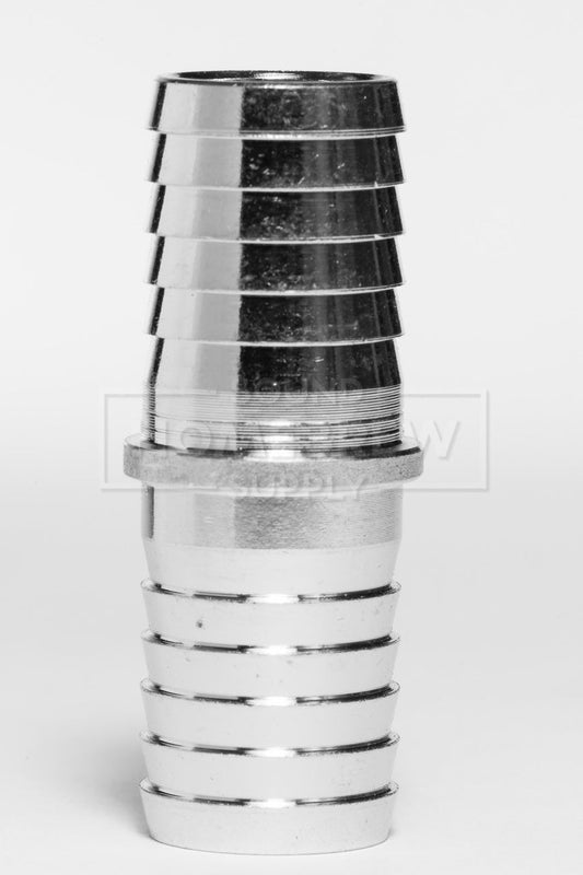 Splicer, 1/2" Barb to 1/2" Barb, Stainless Steel