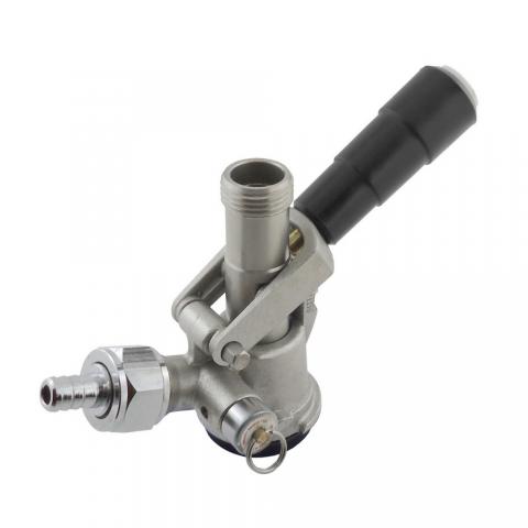 Sanke D Keg Coupler, Stainless Steel