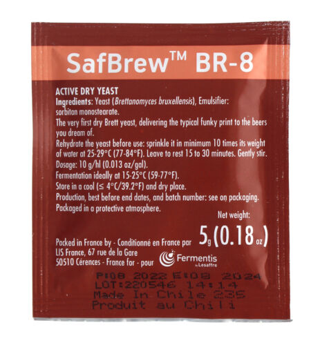 SafBrew BR-8 Brett Dry Pitch