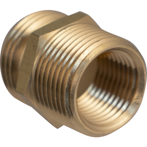 Brass Hose Fitting - Male 3/4 in GHT and 1/2 in FPT