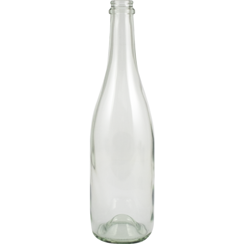 Wine Bottles, Clear Champagne 750ml (case of 12)