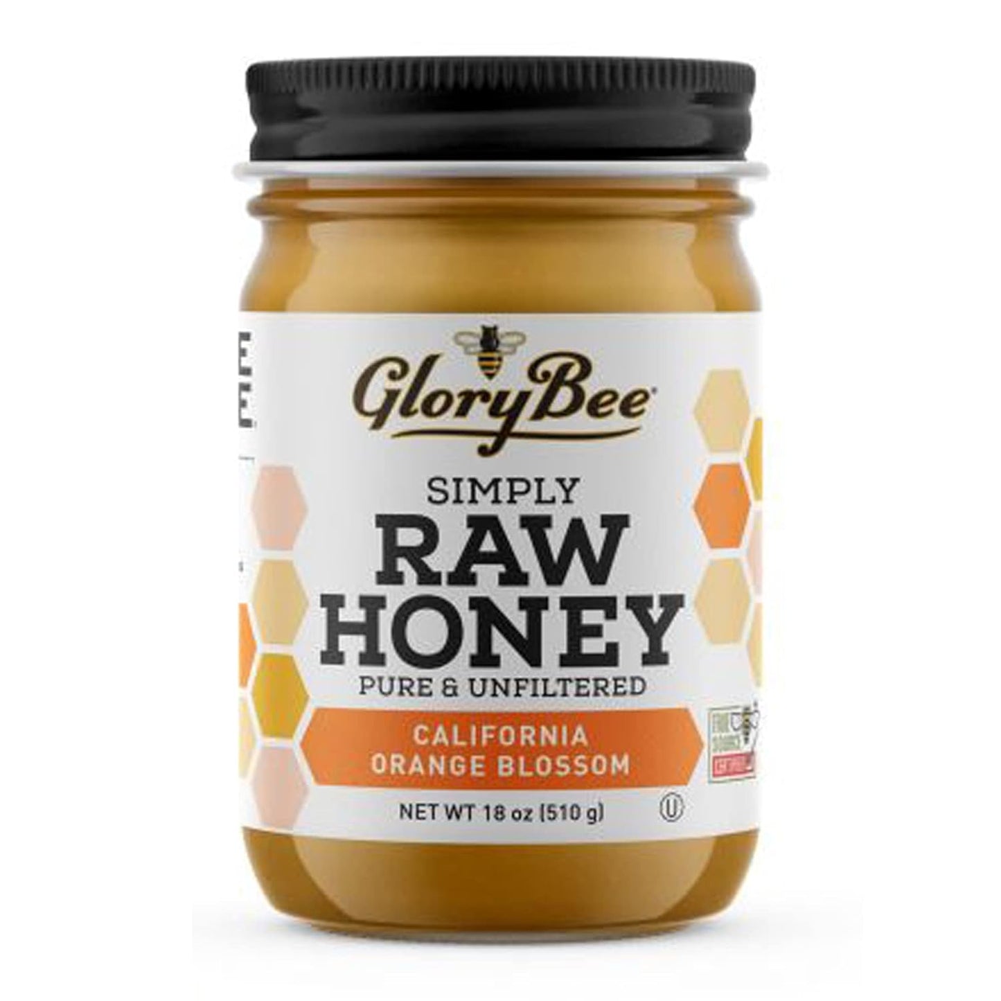 Honey, Raw California Orange Blossom 18 oz