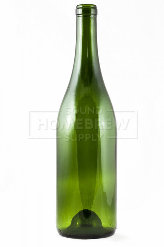 Wine Bottles, Aged Green Burgundy 750ml (case of 12)