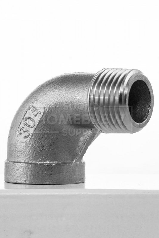 Street Elbow, SS 1/2"FPT to MPT