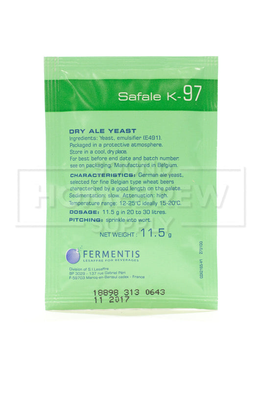 Safale K-97 Yeast, 11.5 gm