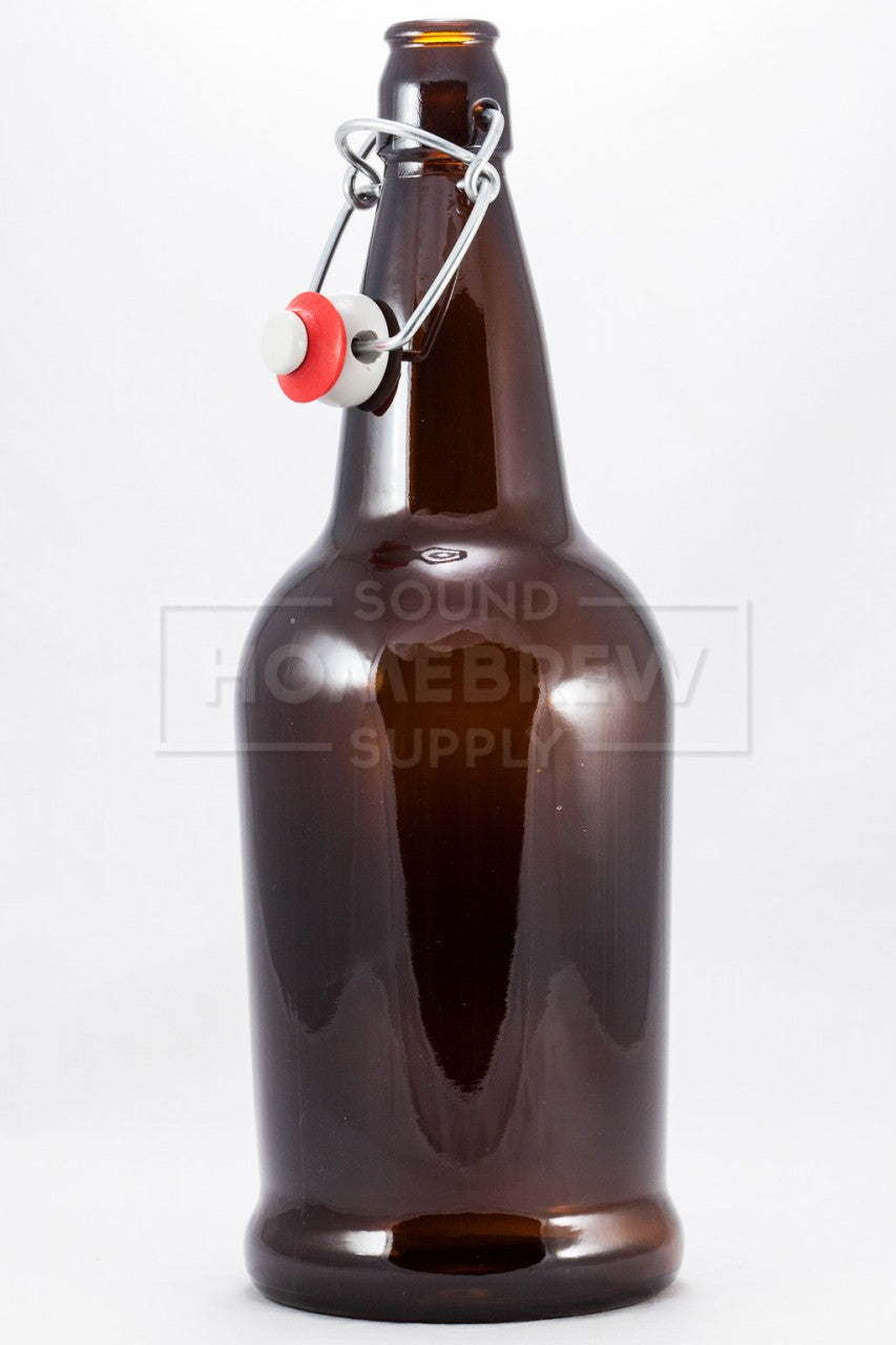Bottle, EZ Cap - Amber 1 L (case of 12)