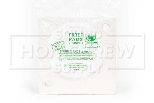 SuperJet Filter Pads, #3 Steril