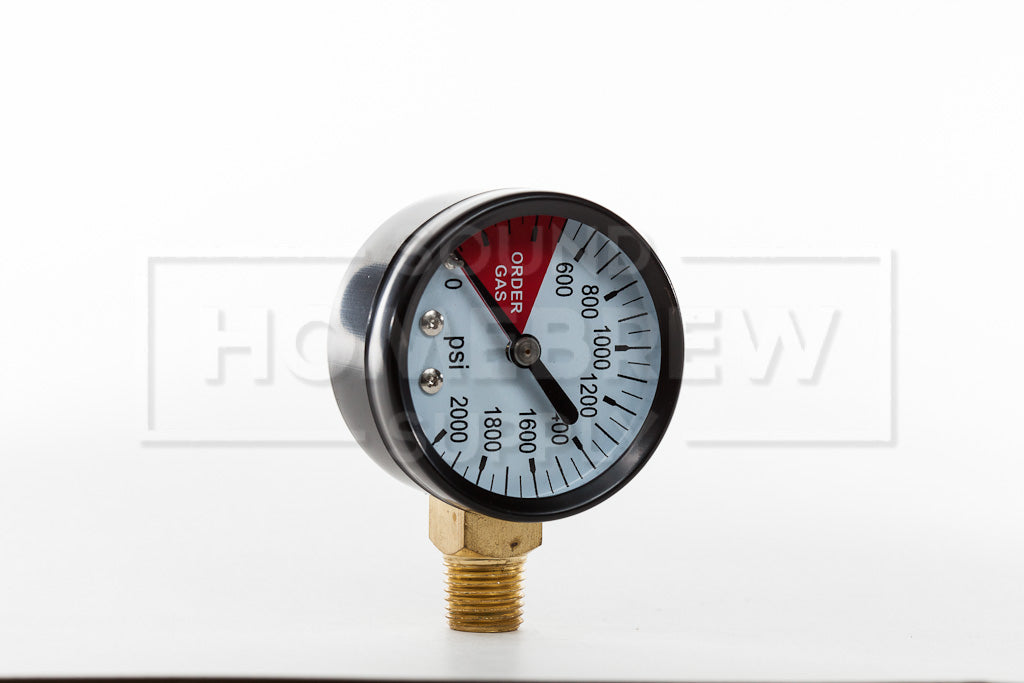 Regulator Gauge, 2000# RHT – Sound Homebrew Supply