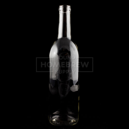 Wine Bottles, Clear Bordeaux 750ml (case of 12)