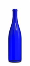 Wine Bottles, Cobalt Blue Stretch Hock 750ml (case of 12)