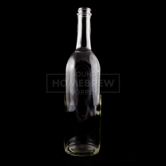 Wine Bottles, Clear Bordeaux Screw Top 750ml  (case of 12)