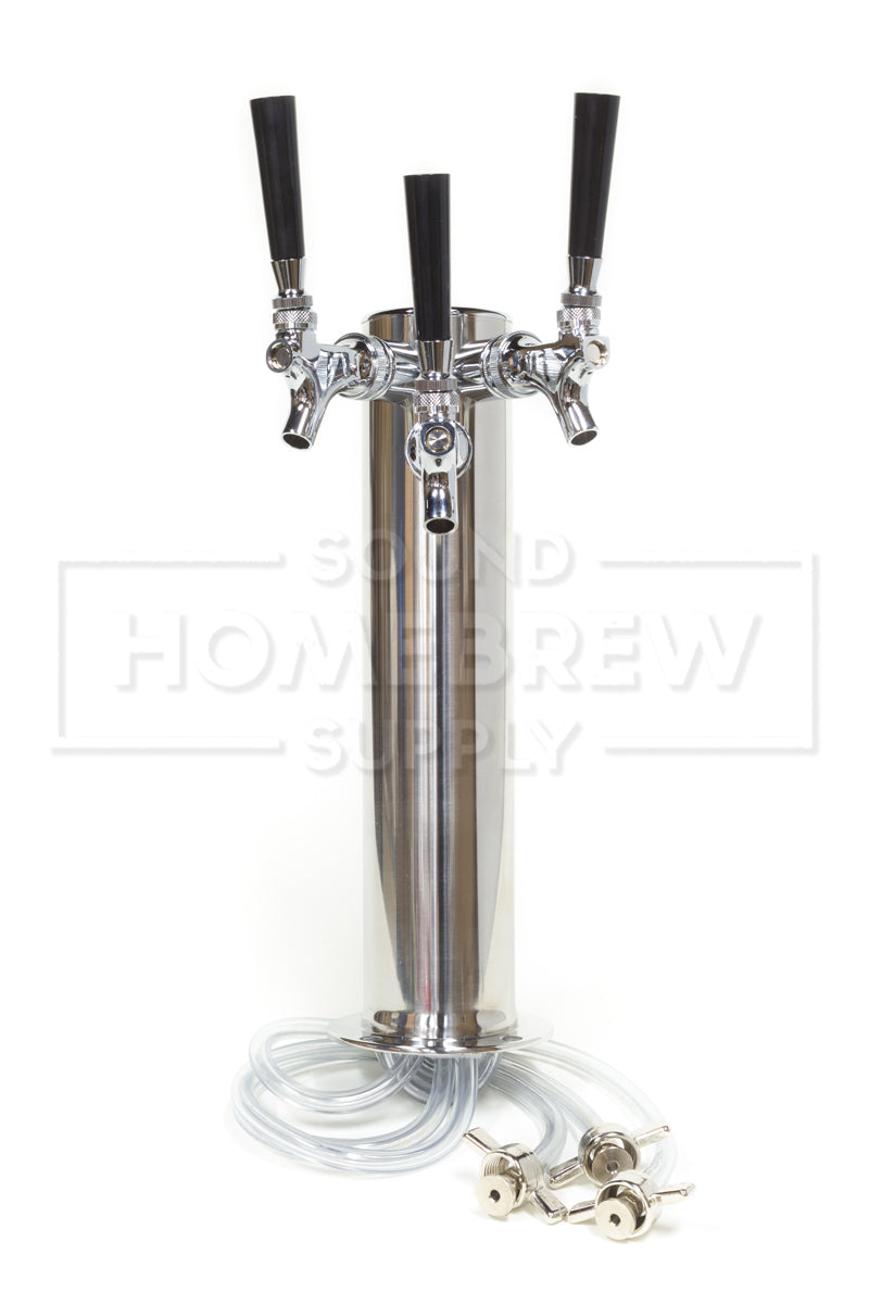 Tower, 3-Faucet